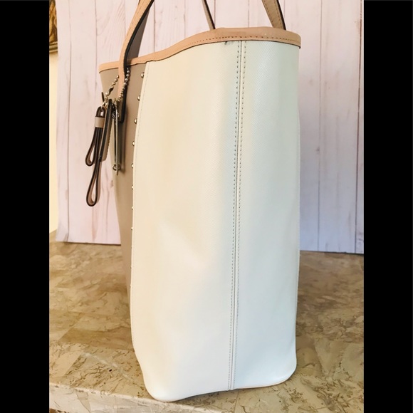🌸🥀🌻XL COACH METRO COLOR BLOCK STUDDED TOTE BAG - Picture 5 of 8
